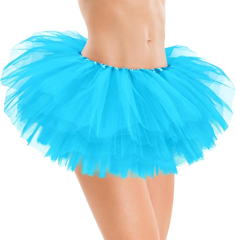 Sarfel Tutu for Women Adults 5 Layerd Tutu Skirts for Women Fluffy Halloween Tutus Adult Tutus Womens Tulle Skirt 80s Costume - Image 2
